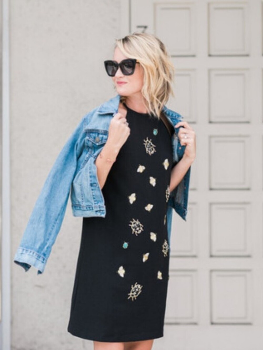NWT Victoria Beckham For Target Embroidered Bug Halter Dress. Size L - Picture 2 of 14